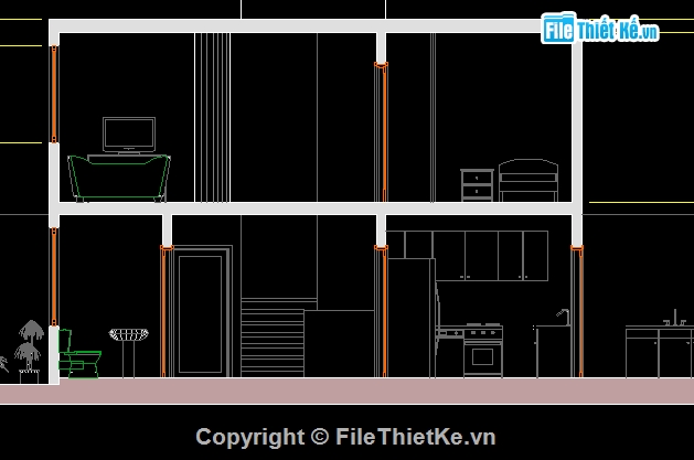 cad nhà,chi tiết,chi tiết nhà ở